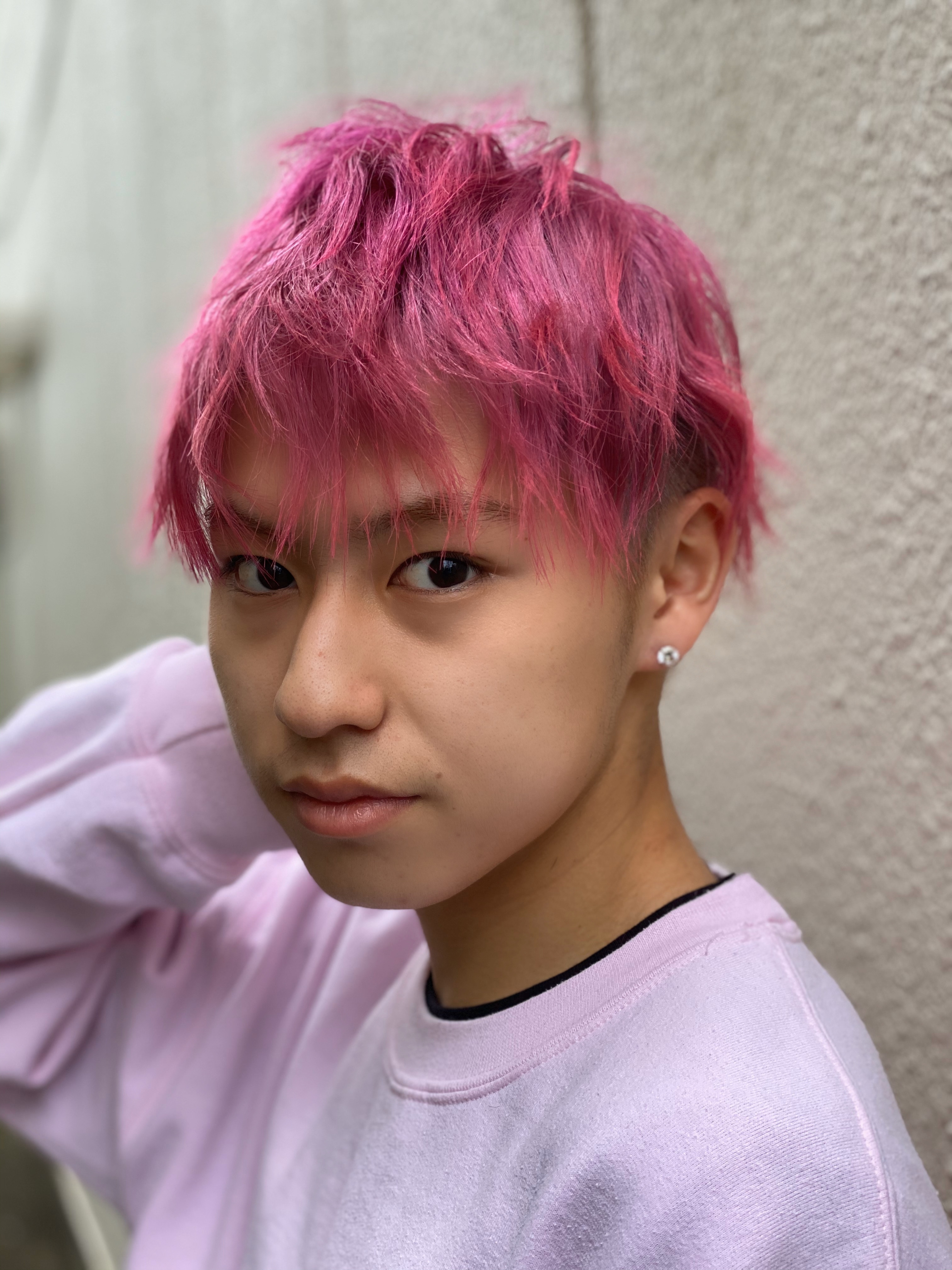 ページ バイバイ 誕生 ピンク 髪の毛 メンズ Kabun Jp