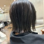 40代50代におすすめ【 切りっぱなしボブスタイル 】