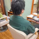 毛先に動きをつけ色気が◎【 ウルフ × ナチュラルパーマ 】